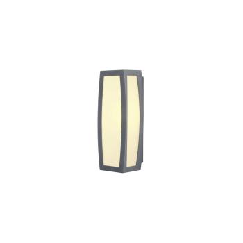 ARDEBO.de SLV MERIDIAN BOX Sensor Outdoor Wandleuchte, TC-(D,H,T,Q)SE, IP54, anthrazit, max. 25W (230085)