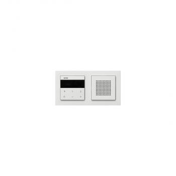 ARDEBO.de Gira 232029 Unterputz-Radio IP, komplett mit Abdeckrahmen Gira E2, Reinweiß Glänzend