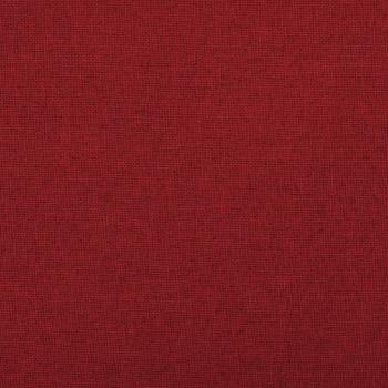 Faltbare Sitzbank mit Stauraum Weinrot 76x38x38 cm Leinenoptik