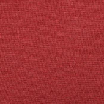 Hocker mit Stauraum Weinrot Leinenoptik