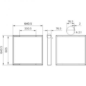 Philips RC133Z CoreLine Panel Befestigungssatz, weiß (95398799)