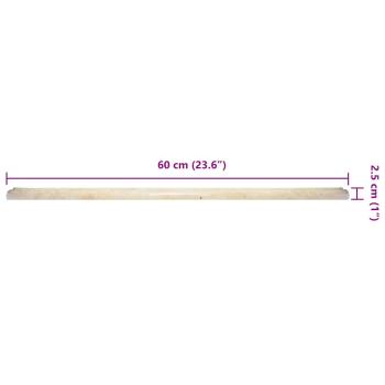 Tischplatte Creme Ø60x2,5 cm Marmor