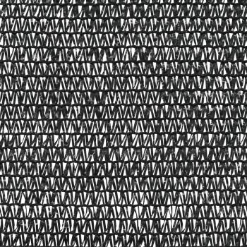 Zaunblende Schwarz 1x25 m HDPE 75 g/m² 