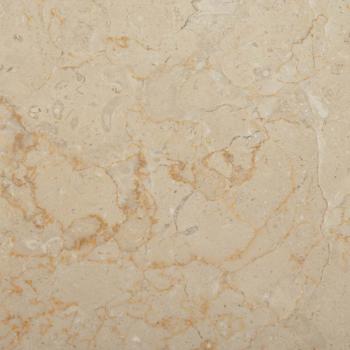 Tischplatte Creme Ø50x2,5 cm Marmor