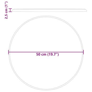 Tischplatte Creme Ø50x2,5 cm Marmor