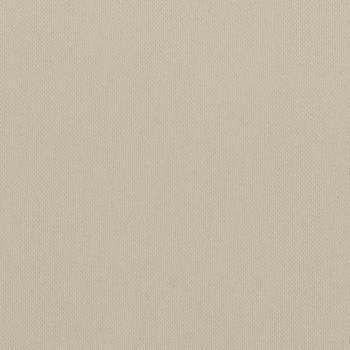 Balkon-Sichtschutz Beige 90x500 cm Oxford-Gewebe