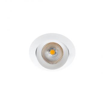 The Light Group SLC1160 SLC One 360 Sunlike LED Einbauleuchte, 8W, 467lm, 2700K, IP44, weiß