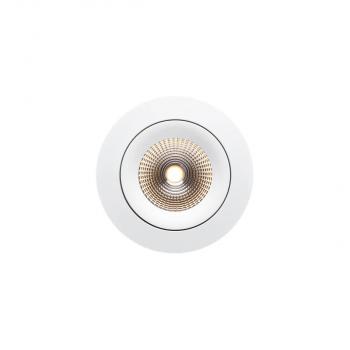 The Light Group SLC1160 SLC One 360 Sunlike LED Einbauleuchte, 8W, 467lm, 2700K, IP44, weiß