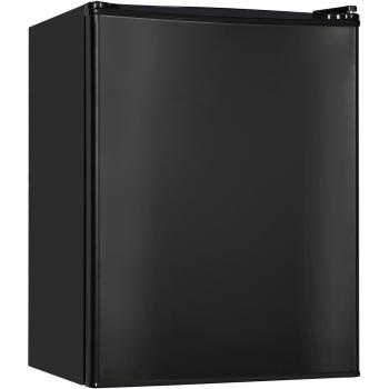 Exquisit KB60-V-090E Mini Standkühlschrank, 45 cm breit, 52L, LED Beleuchtung, Temperaturregelung, schwarz