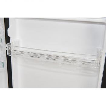 Exquisit KB60-V-090E Mini Standkühlschrank, 45 cm breit, 52L, LED Beleuchtung, Temperaturregelung, schwarz