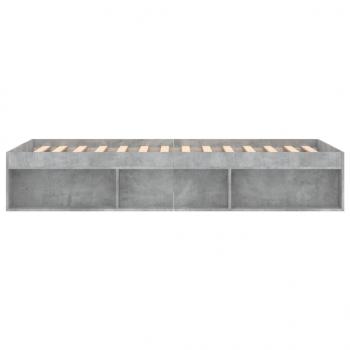 Bettgestell Betongrau 90x190 cm