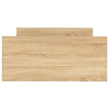 Bettgestell Sonoma-Eiche 90x200 cm Holzwerkstoff