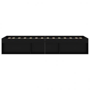 Bettgestell Schwarz 75x190 cm