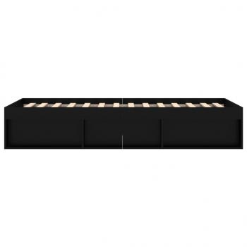Bettgestell Schwarz 90x190 cm
