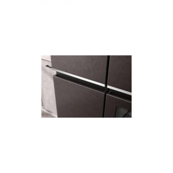 Wolkenstein WCD595EWTSNF ST Side-by-Side Kombination Cross Door, 90,5 cm breit, 606 L, NoFrost, integr. Weinschrank, Thermostat, Kindersicherung, Anti-Fingerprint Granitoptik