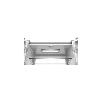 Wolkenstein WCD595EWTSNF ST Side-by-Side Kombination Cross Door, 90,5 cm breit, 606 L, NoFrost, integr. Weinschrank, Thermostat, Kindersicherung, Anti-Fingerprint Granitoptik