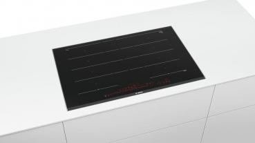 Bosch PXY875DW4E Serie 8 Induktionskochfeld, Glaskeramik, 80 cm breit, Alurahmen, PerfectFry Bratsensor