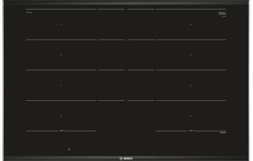 Bosch PXY875DW4E Serie 8 Induktionskochfeld, Glaskeramik, 80 cm breit, Alurahmen, PerfectFry Bratsensor