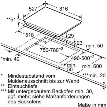 Bosch PXY875DW4E Serie 8 Induktionskochfeld, Glaskeramik, 80 cm breit, Alurahmen, PerfectFry Bratsensor