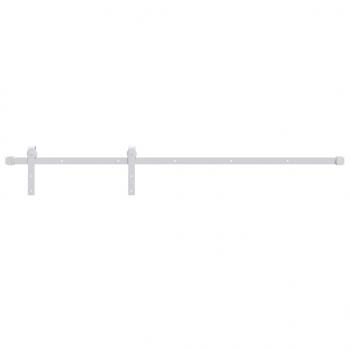 Schiebetürbeschlag 183 cm Stahl Weiß