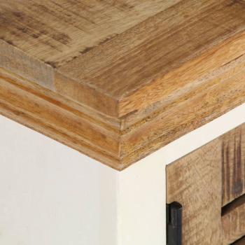 TV-Schrank 118 x 30 x 40 cm Massivholz Mango