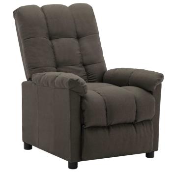 Relaxsessel Taupe Stoff