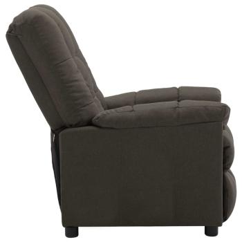 Relaxsessel Taupe Stoff