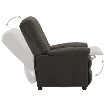 Relaxsessel Taupe Stoff