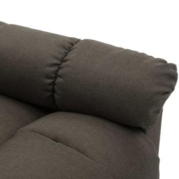 Relaxsessel Taupe Stoff