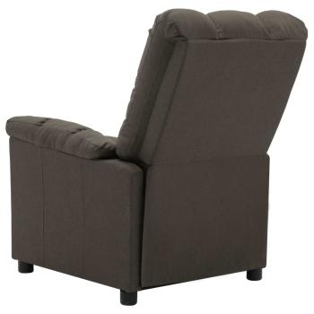 Relaxsessel Taupe Stoff