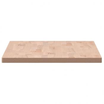 Tischplatte 100x50x2,5 cm Rechteckig Massivholz Buche