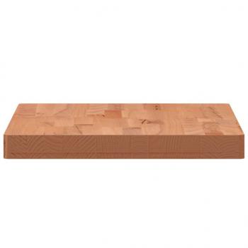 Tischplatte 80x40x4 cm Rechteckig Massivholz Buche