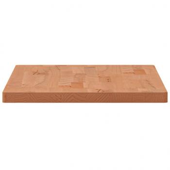 Tischplatte 80x40x2,5 cm Rechteckig Massivholz Buche