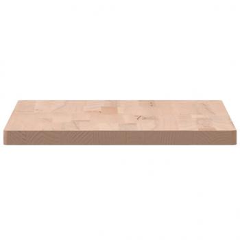 Tischplatte 60x40x2,5 cm Rechteckig Massivholz Buche
