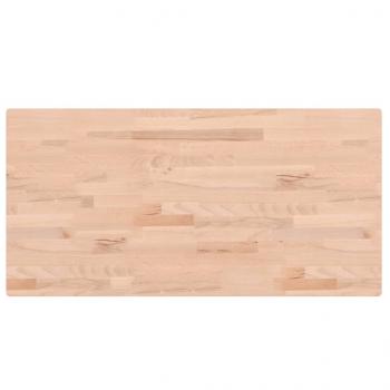 Tischplatte 100x50x4 cm Rechteckig Massivholz Buche