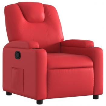 Relaxsessel Rot Kunstleder