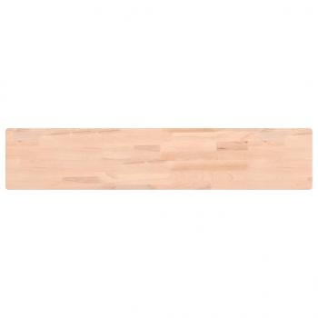 Wandregal 100x20x4 cm Massivholz Buche