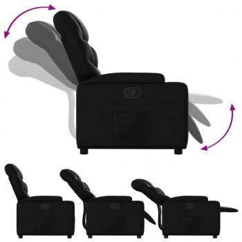 Relaxsessel Schwarz Kunstleder
