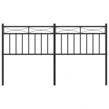 Kopfteil Metall Schwarz 150 cm
