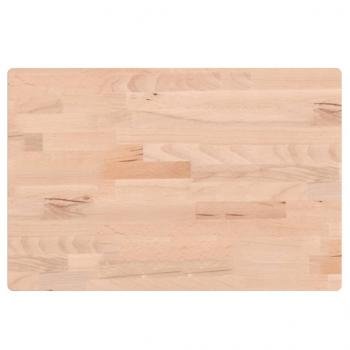 Tischplatte 60x40x1,5 cm Rechteckig Massivholz Buche
