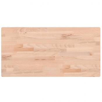 Tischplatte 80x40x2,5 cm Rechteckig Massivholz Buche