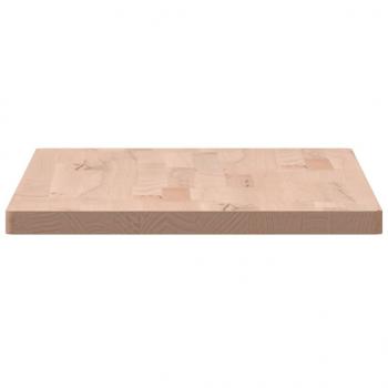 Tischplatte 80x40x2,5 cm Rechteckig Massivholz Buche