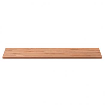 Tischplatte 80x40x1,5 cm Rechteckig Massivholz Buche