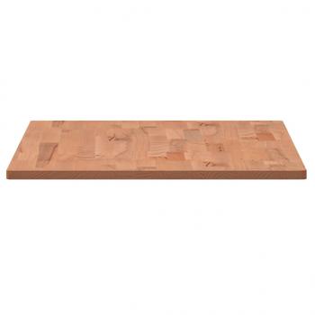 Tischplatte 80x40x1,5 cm Rechteckig Massivholz Buche