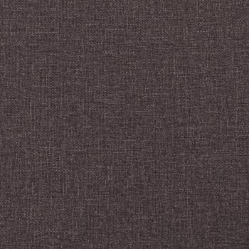 Massagesessel Dunkelbraun Stoff