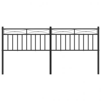 Kopfteil Metall Schwarz 193 cm