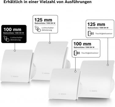 Bosch Badlüfter Fan 1500 W 100 (7738335623)