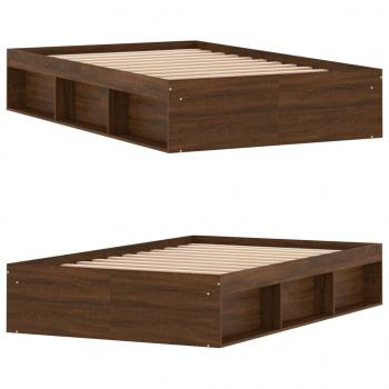 Bettgestell Braun Eichen-Optik 120x200 cm