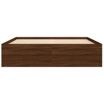 Bettgestell Braun Eichen-Optik 140x190 cm