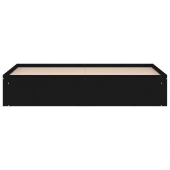 Bettgestell Schwarz 180x200 cm